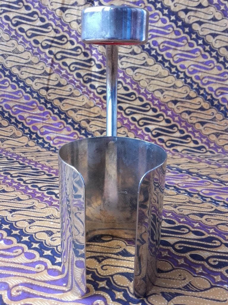 Mooie oude silverplate flessendrager uit Engeland 17,5 cm., Ophalen of Verzenden