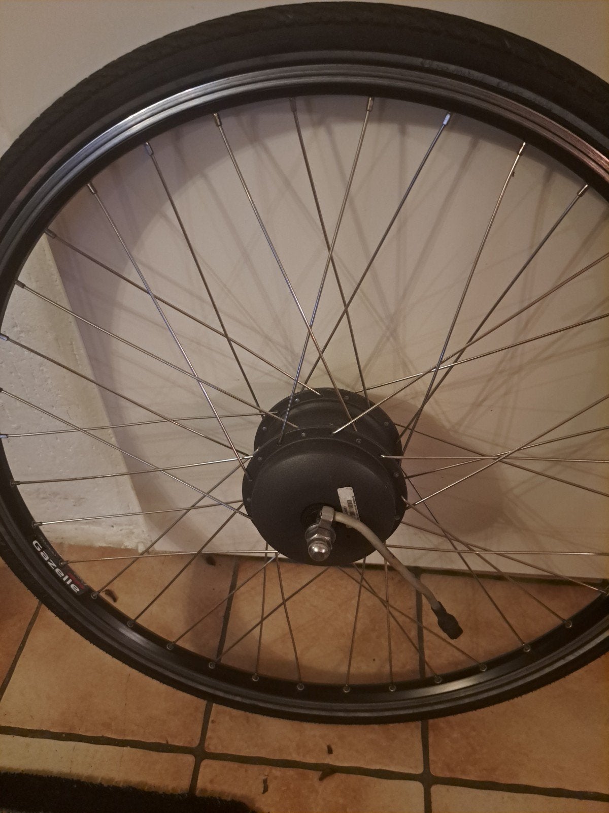 Gazelle e-bike voorwiel met Bosch motor, Ophalen of Verzenden, Gebruikt, Gazelle