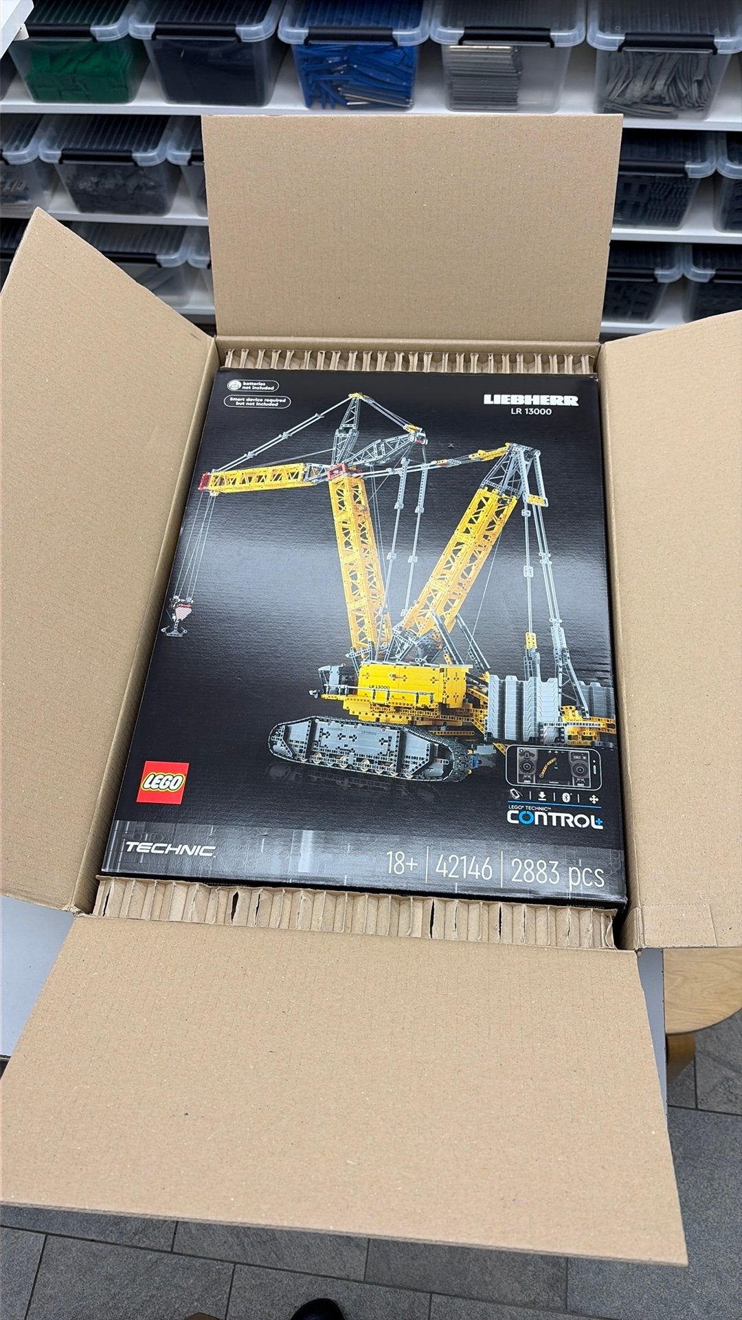 SB3058 Lego Liebherr LR 13000, 42146 nieuw in doos + omdoos, Ophalen, Nieuw