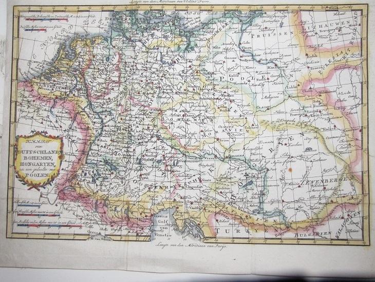 landkaart Duitsland, Verzenden, Duitsland, 1800 tot 2000, Landkaart