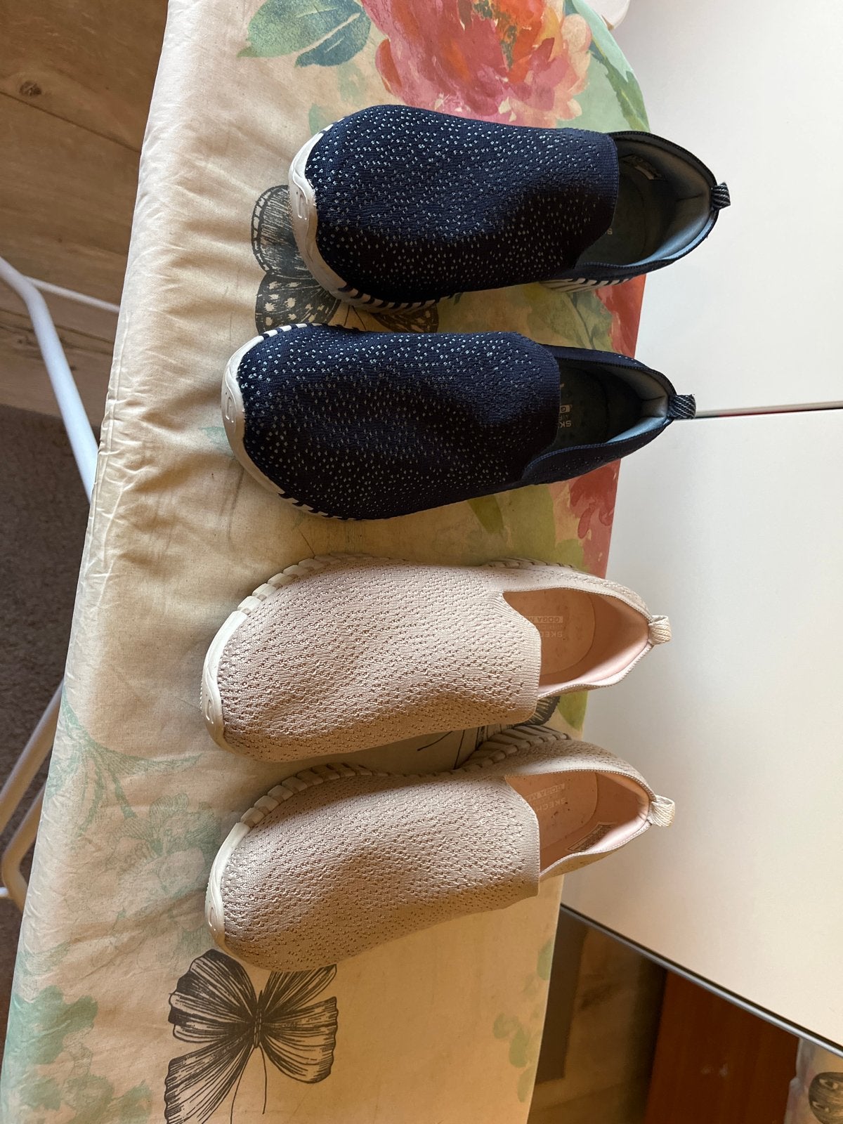 Skechers Go Walk instappers - 2 paar maat 39, Kleding | Dames, Schoenen, Ophalen of Verzenden, Zo goed als nieuw, Blauw, Instappers