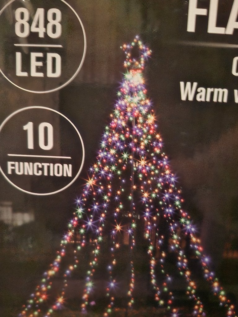 Led - kerstboom voor buiten 350cm en ! 848 ledlampen! NIEUW, Diversen, Ophalen of Verzenden, Nieuw