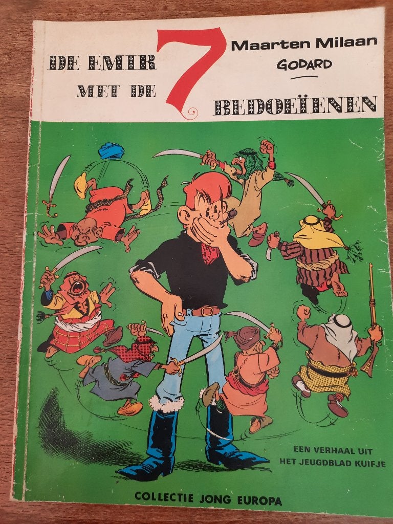 Maarten Milaan, de emir met de 7 bedoeïenen, Eén stripboek, Ophalen of Verzenden