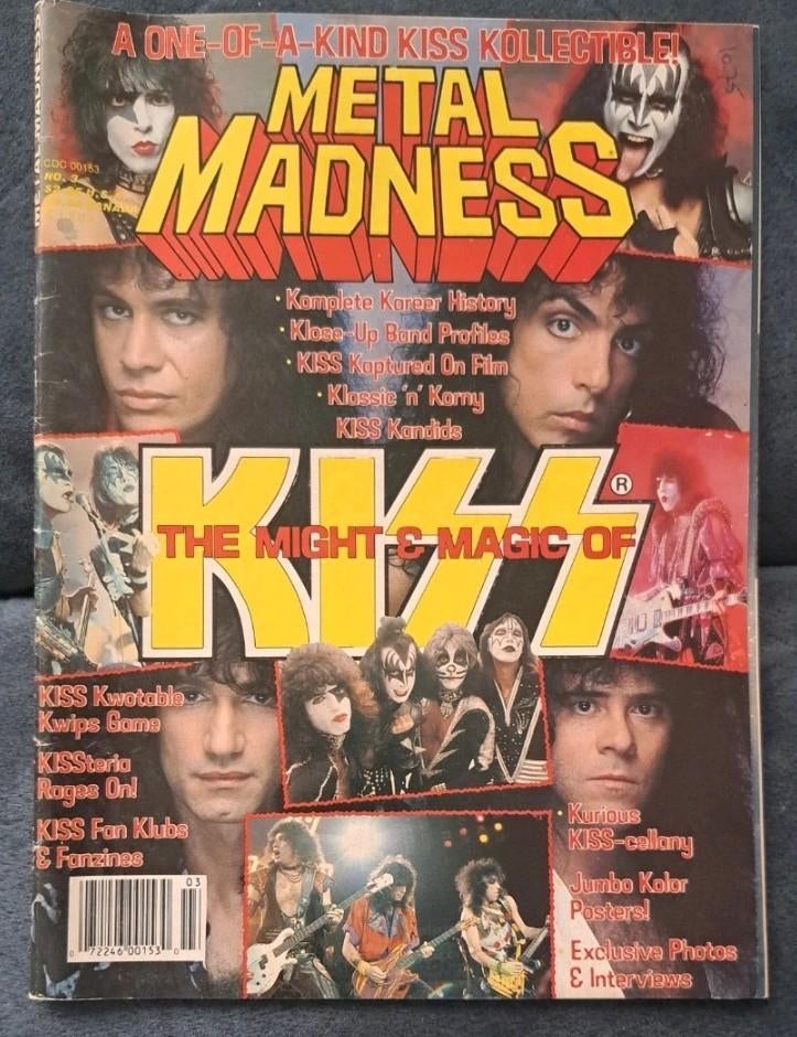 KISS Metal Madness, Ophalen of Verzenden, Gebruikt, Poster, Artwork of Schilderij