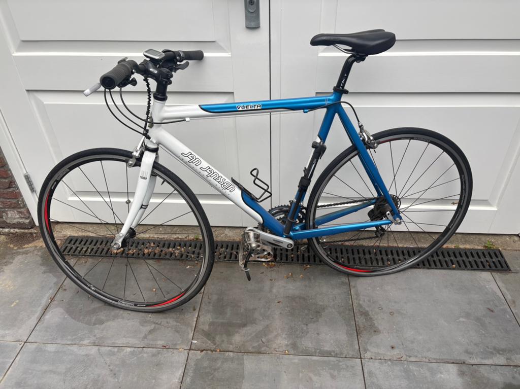 Jan Janssen Vuelta racefiets, Gebruikt, Velgrem, 56 cm of meer, Overige maten