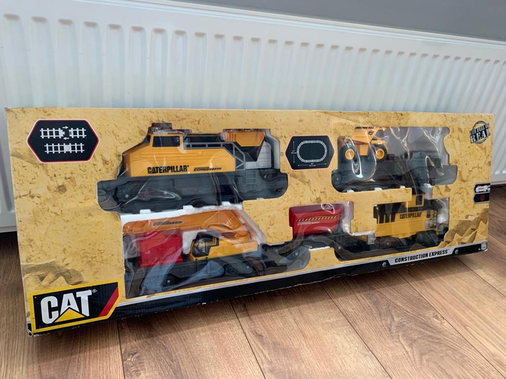 Caterpillar Construction Express Treinset - Nieuw in doos, Ophalen, Nieuw