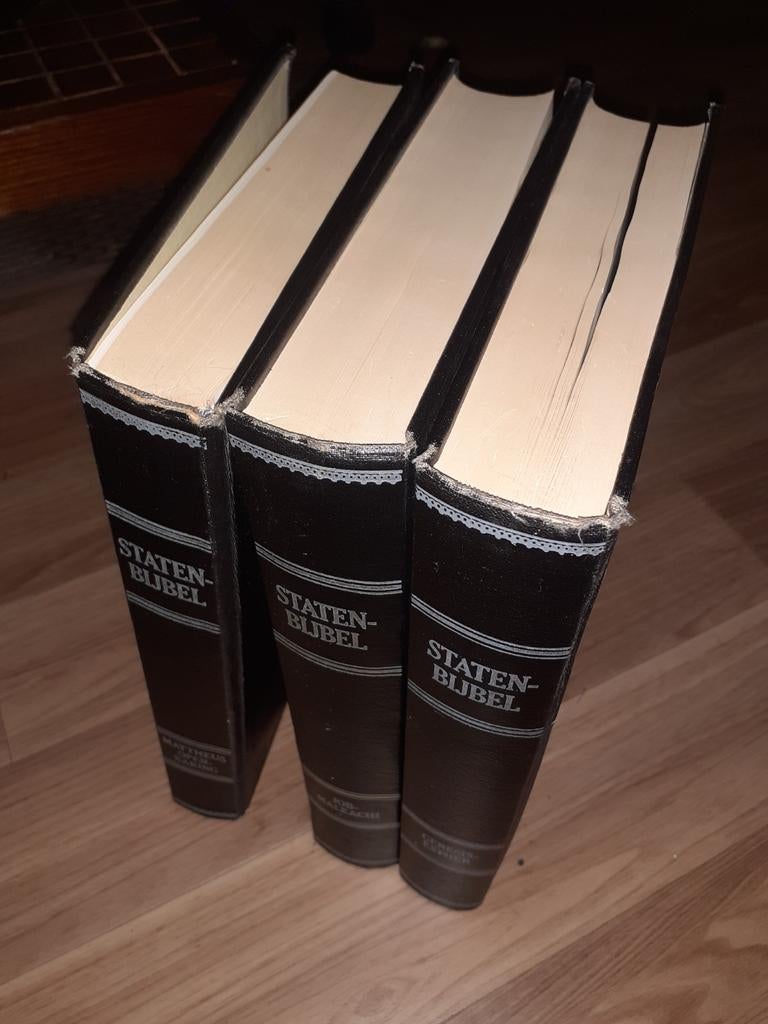 Driedelige Statenbijbel - Klassieke Uitgave, Ophalen of Verzenden, Statenvertalers