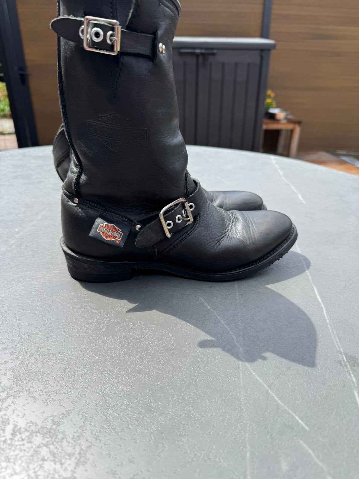 Harley-Davidson motorlaarzen - Zwart dames maat 38, Ophalen, Tweedehands, Dames, Laarzen