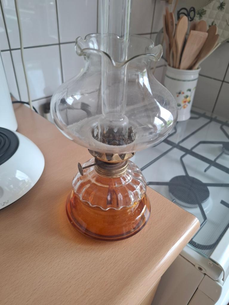 Olielamp, Ophalen