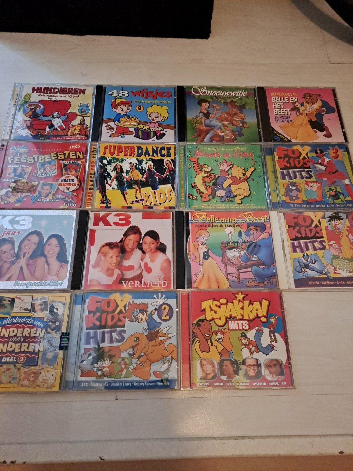 Grote collectie kinder CD's: K3, Disney, Fox Kids Hits, Gebruikt, 6 tot 9 jaar, Ophalen of Verzenden, Verzamelalbum