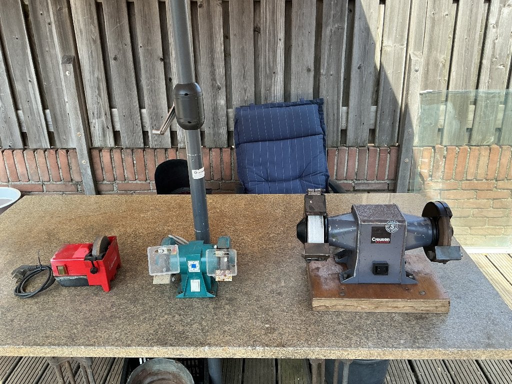 Werkbank slijpmachine, slijptol, Ophalen of Verzenden, Gebruikt, Minder dan 700 watt, Werkbankslijpmachine
