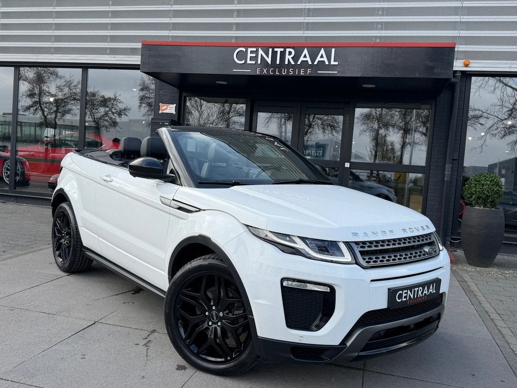 Land Rover Range Rover Evoque Convertible 2.0 Si4 SE Dynamic, Automaat, Automatische klimaatregeling, Gebruikt, Zwart
