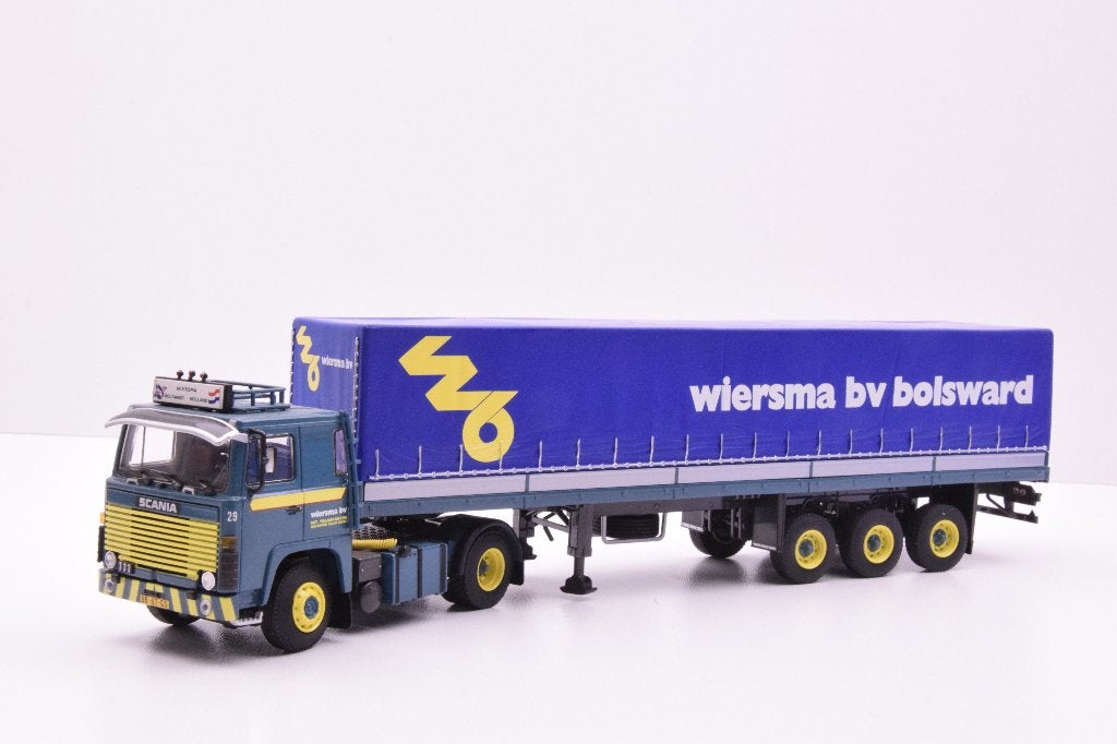 Scania 111    '' Wiersma Bolsward ''  WSI, Ophalen of Verzenden, Zo goed als nieuw, Bus of Vrachtwagen, Tekno