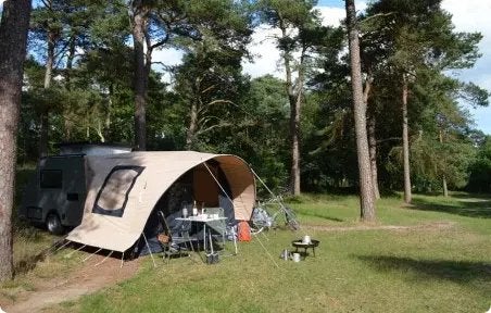 Kip Shelter Bosuil voortent (laag model), Caravans en Kamperen, Ophalen, Zo goed als nieuw, Ten Cate All Season 240g/m2, Overige merken