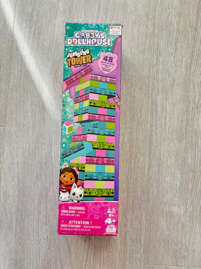 Gabby’s poppenhuis houten stapelspel (soort Jenga), Hobby en Vrije tijd, Ophalen of Verzenden