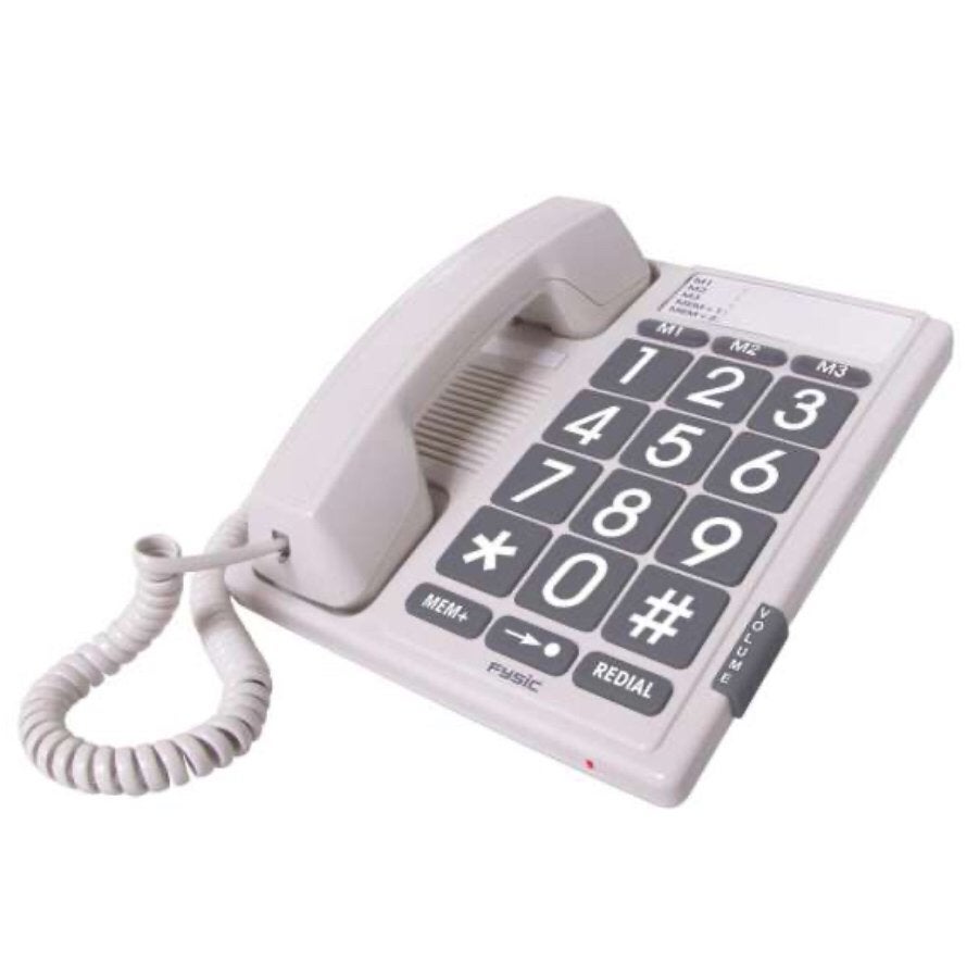 FYSIC FX-3100, BIG BUTTONS TELEFOON, VAST, NIET DRAADLOOS., Telecommunicatie, Vaste telefoons | Niet Draadloos, Ophalen of Verzenden
