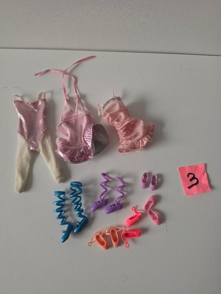 Barbie Mattel ballerina kleding set, Ophalen of Verzenden, Zo goed als nieuw, Barbie