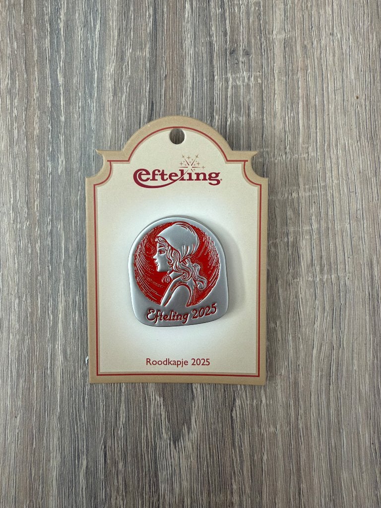 Efteling Roodkapje 2025 pin, Ophalen of Verzenden, Nieuw, Overige onderwerpen, Speldje of Pin