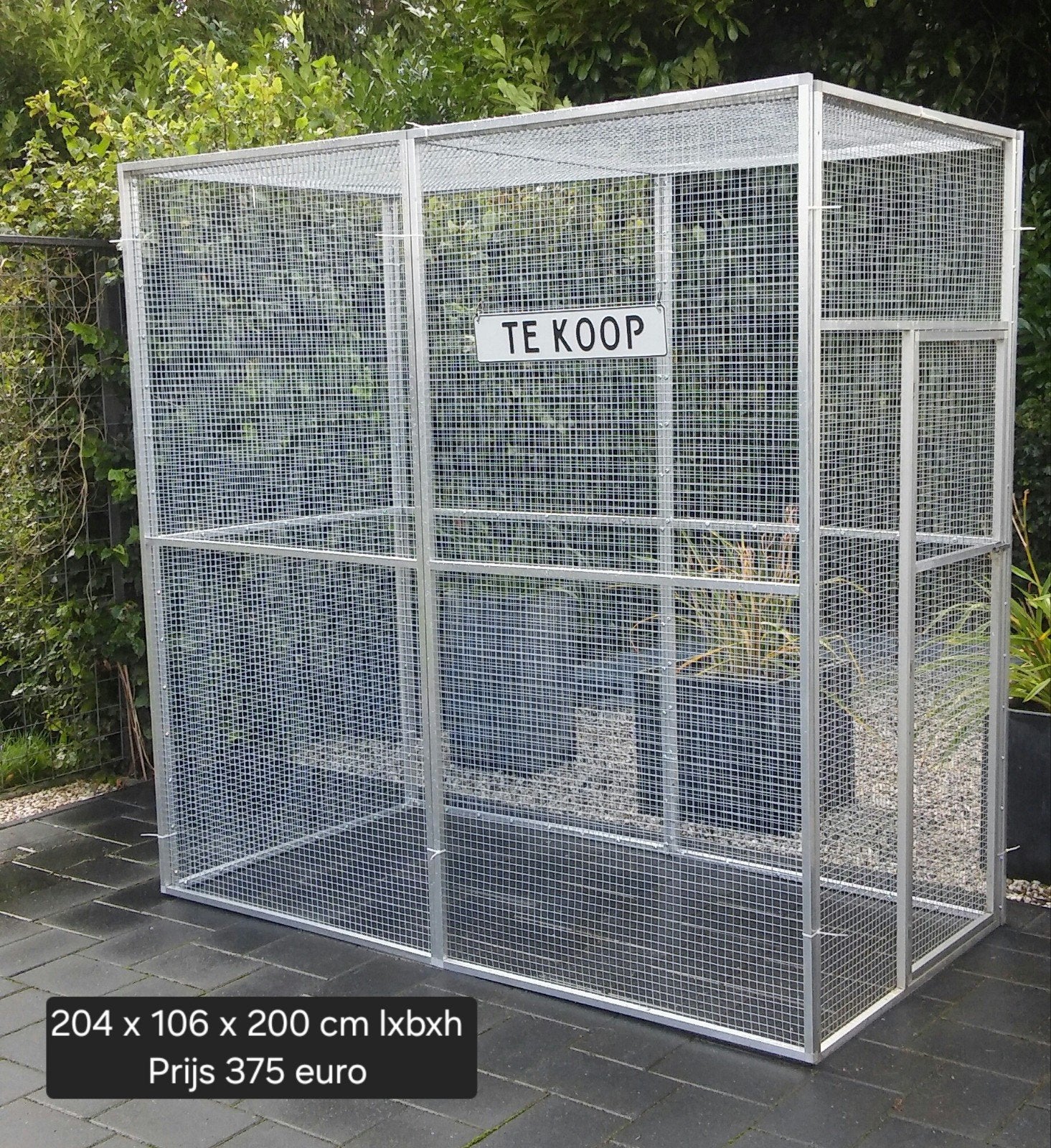 volière's of kattenren, Ophalen, Nieuw, Aluminium, Volière