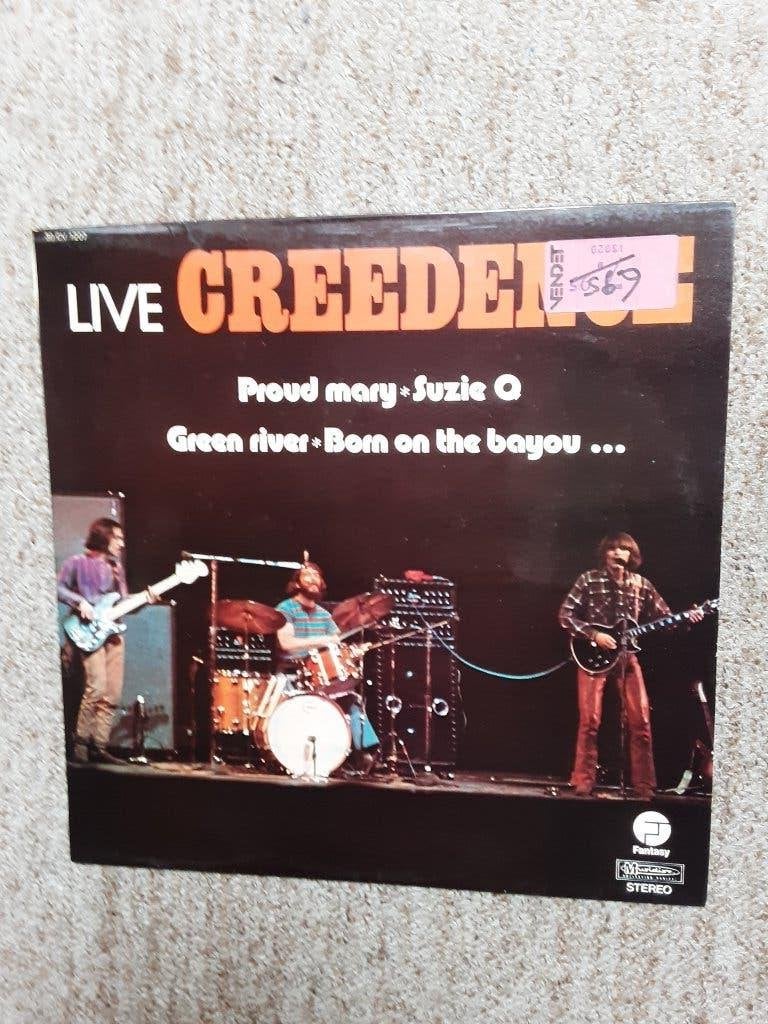 vinyl lp Creedence Clearwater Revival live creedence, Gebruikt, Originele persing, Ophalen of Verzenden, 12 inch