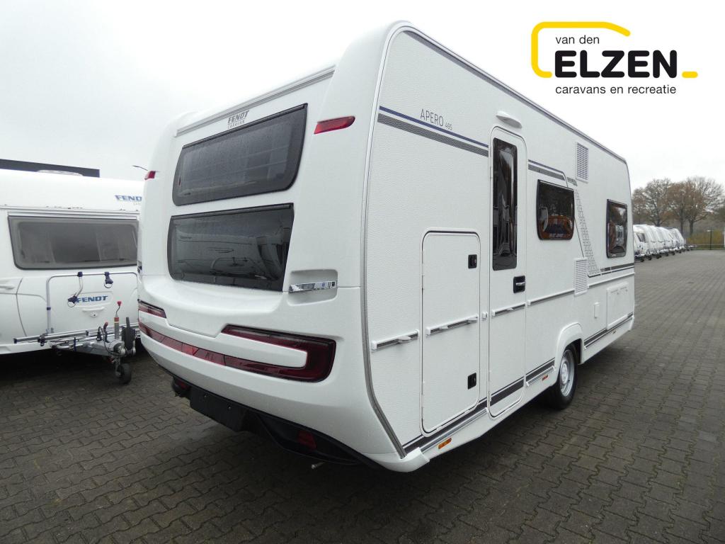 Fendt Apero 495 SKM Model 2026, bekl. Pino, Caravans en Kamperen, Caravans, Dwarsbed, Bedrijf, Treinzit, 1250 - 1500 kg