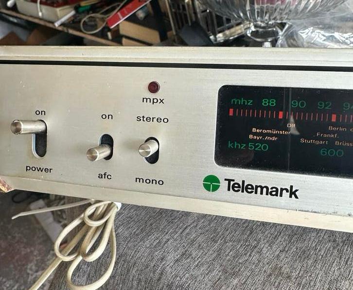 Telemark AM-FM Stereo MPX Tuner Vintage Radio, Ophalen of Verzenden, Gebruikt, Analoog