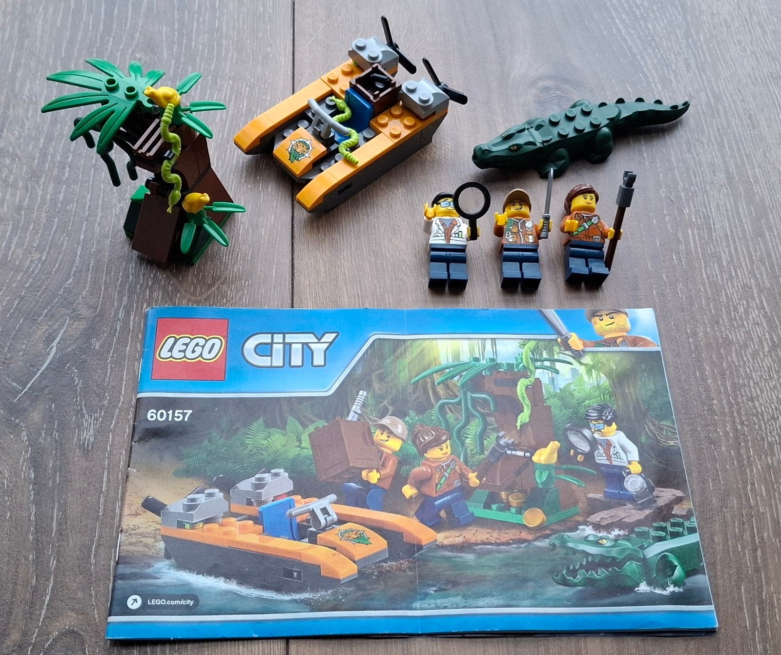 Lego City Jungle startset, 60157, City, Lego, Ophalen of Verzenden, Zo goed als nieuw