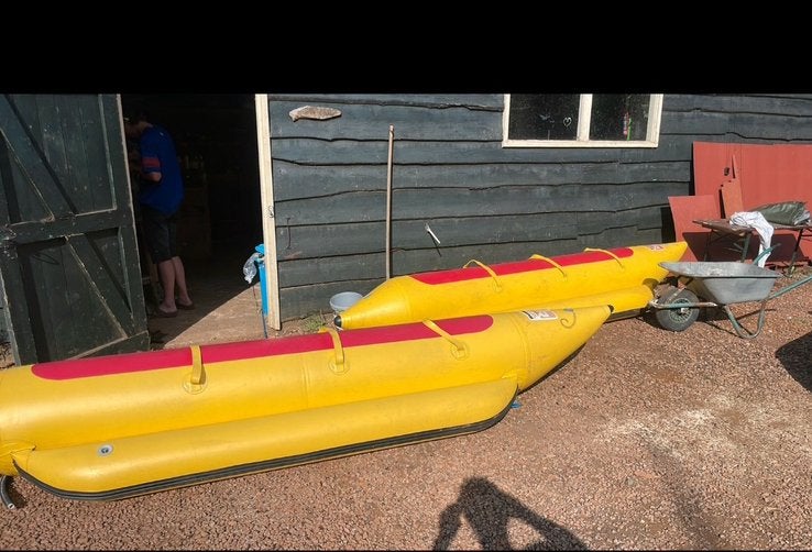 Proffesionele  banaan funtube, Watersport en Boten, Ophalen of Verzenden, Zo goed als nieuw, Funband of Funtube