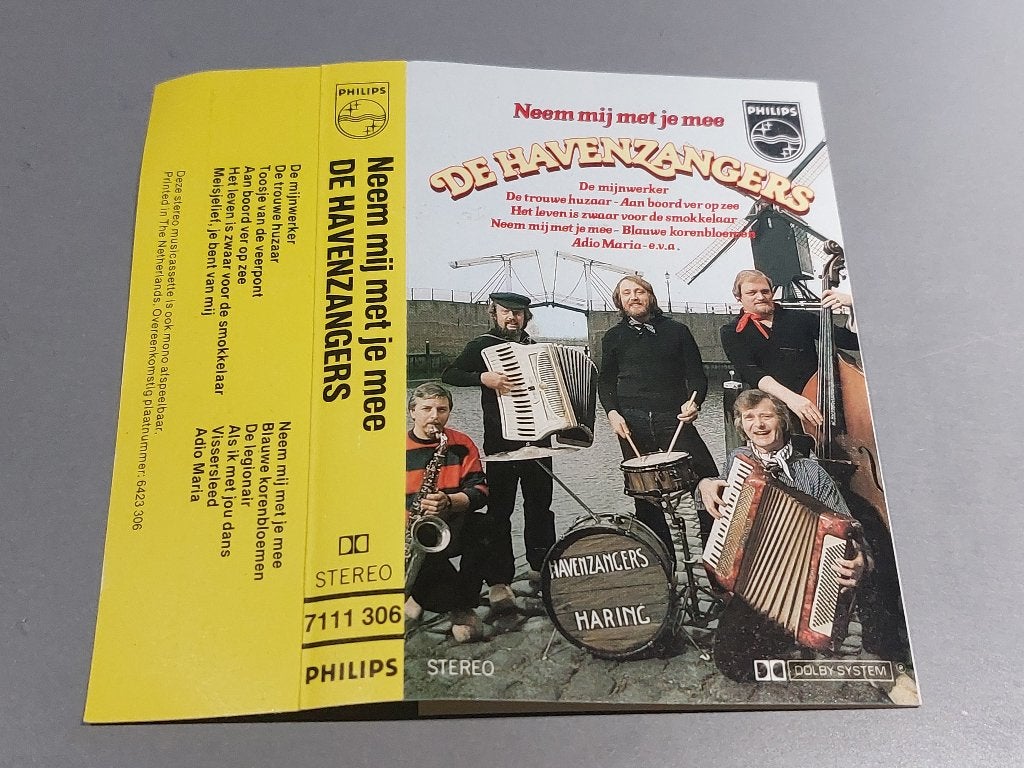 DE HAVENZANGERS - NEEM MIJ MET JE MEE (MC), Cd's en Dvd's, Cassettebandjes, 1 bandje, Ophalen of Verzenden, Zo goed als nieuw