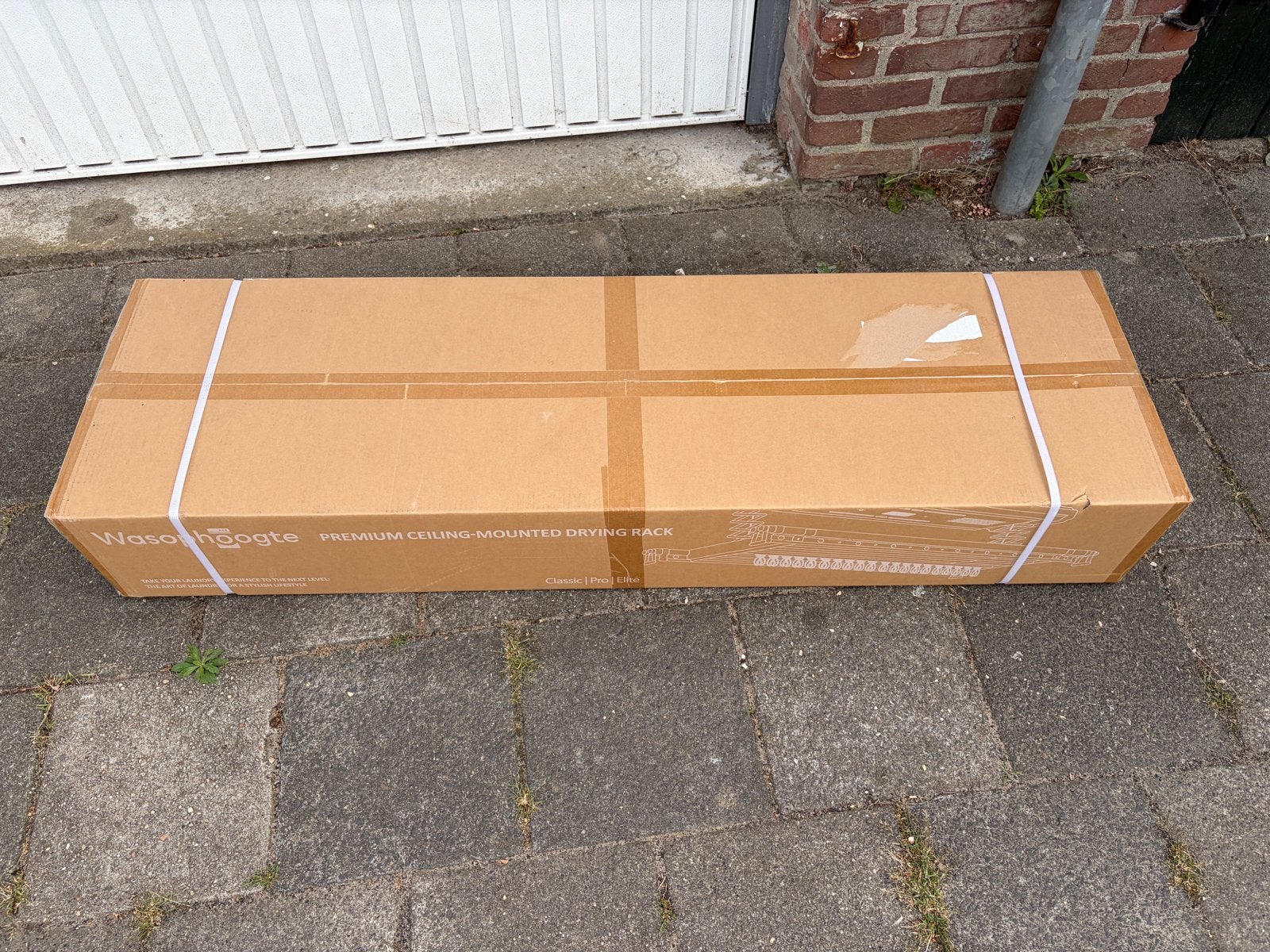 Wasophoogte TopDry Classic Elektrisch Plafonddroogrek Zwart, 1200 tot 1600 toeren, Minder dan 85 cm, Borgh Trading B.V., Nieuw