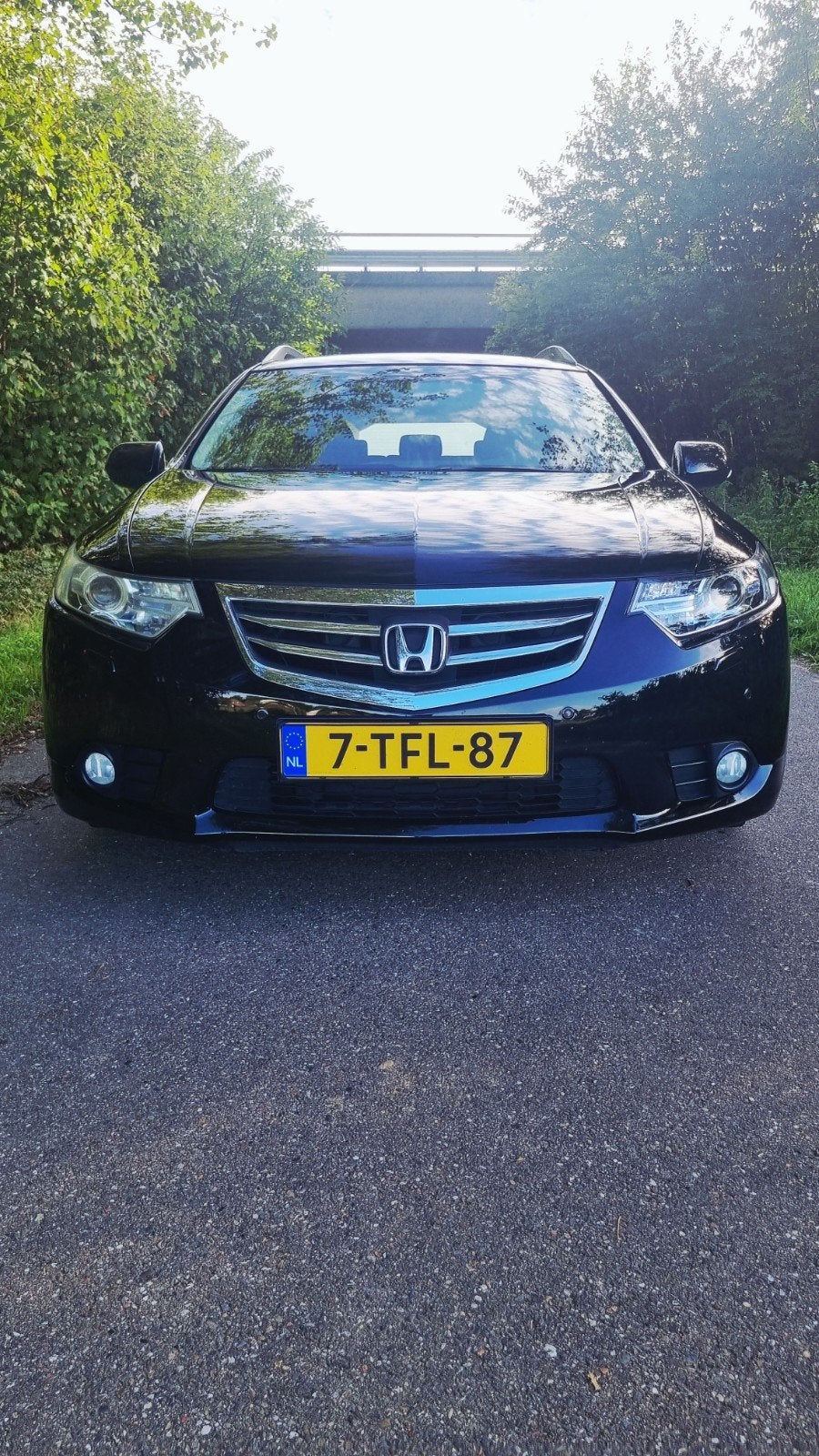 Honda Accord Tourer 2.0 i-VTEC Lifestyle Auto, Auto's, Dealer onderhouden, Stof, Zwart, Zwart