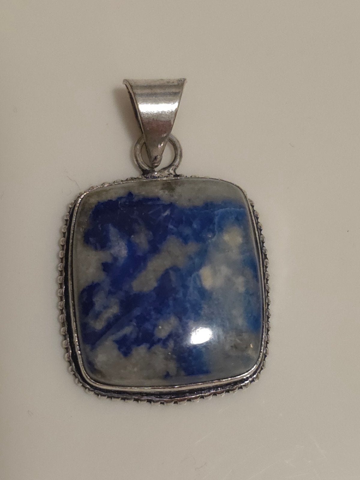 Hanger met Afghaanse steen, Sieraden, Tassen en Uiterlijk, Blauw, Zwanensingel 239, Nieuw, Steen of Mineraal