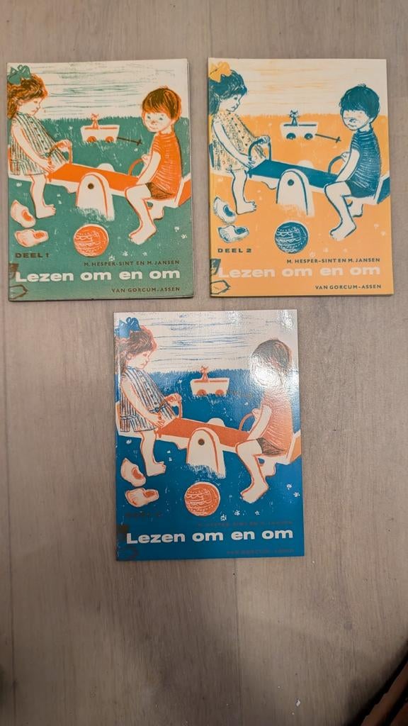 Lezen om en om deel 1-3, M. Hesper-Sint/M. Jansen, 1966, Ophalen of Verzenden, Gelezen, M. Hesper-Sint en M. Jansen, Fictie algemeen