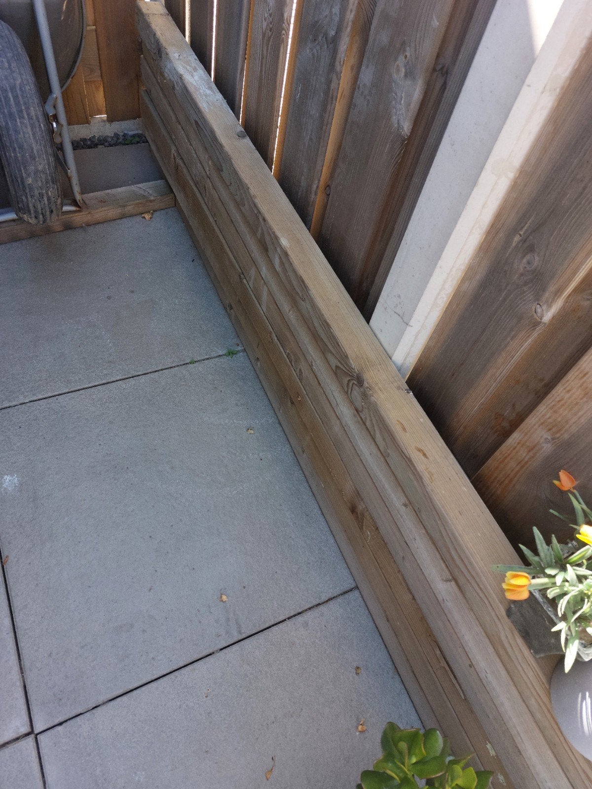 6 gebruikte tuinpalen 270 lang 7 cm dikte, Tuin en Terras, Palen, Balken en Planken, Ophalen of Verzenden, Gebruikt, 250 cm of meer