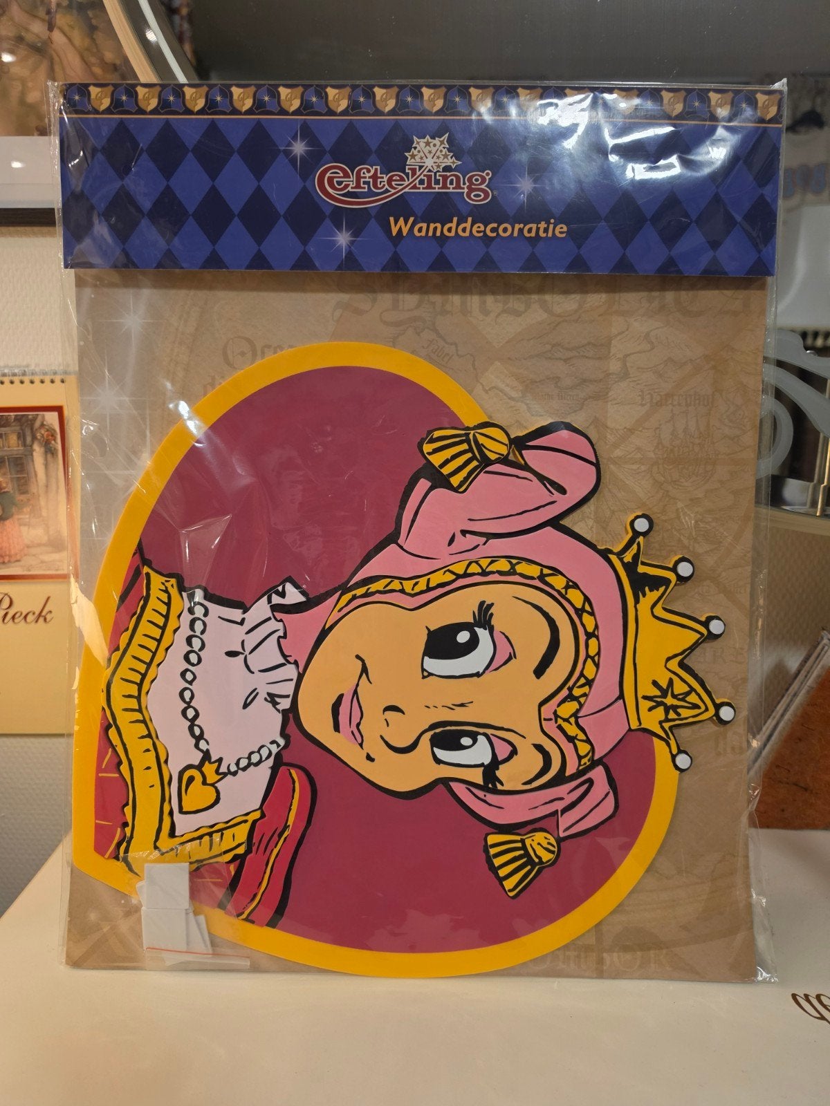 Muurplaat pardijn efteling, Ophalen of Verzenden, Zo goed als nieuw, Button of Speldje