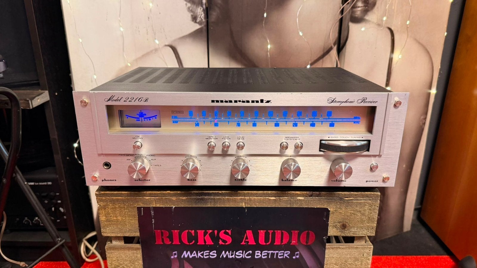 MARANTZ 2216B • GEREVISEERD • GARANTIE • PHONO • VINTAGE, Marantz, Marantz 2216b, Marantz, Refurbished