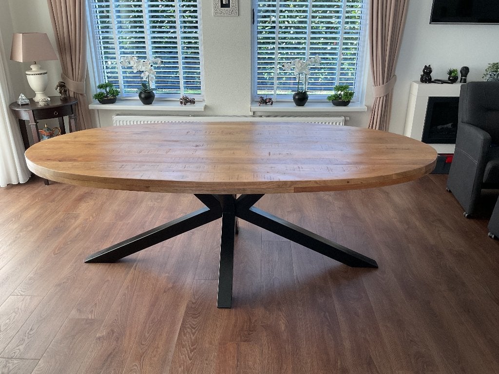 Tafel en stoelen, Ophalen, Overige materialen, Mango, 100 tot 150 cm