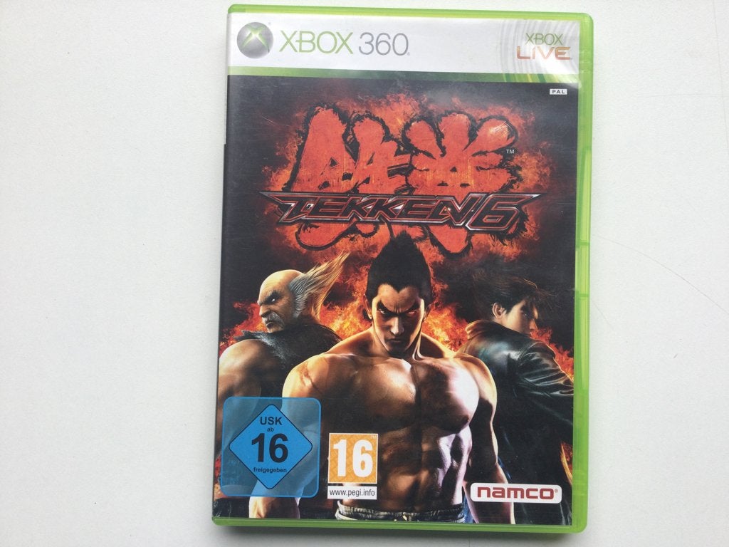 Tekken 6 Microsoft Xbox 360 Spiel, Gebruikt, Vechten, 1 speler, Ophalen of Verzenden