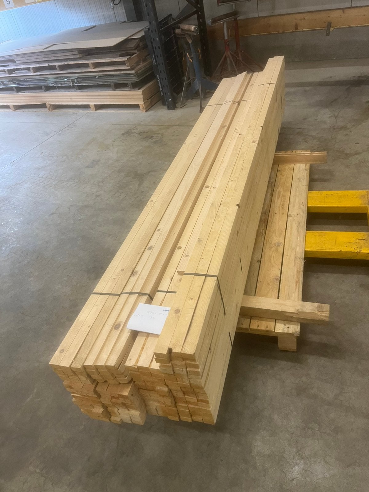 Partij panlatten 270 x 3,8 x 2,4 156 stuks, Doe-het-zelf en Verbouw, Hout en Planken, Ophalen, Nieuw