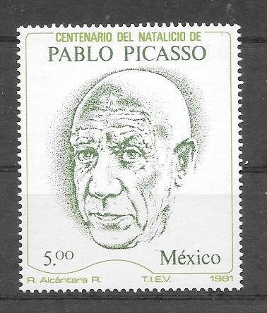 Mexico 1981  Picasso, Verzenden, Postfris, Noord-Amerika