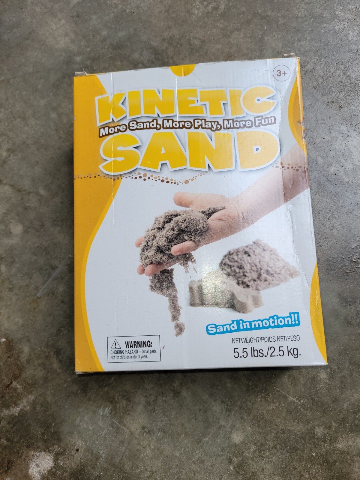 Kinetic Sand 2.5 kg - Meer zand, meer speelplezier!, Ophalen