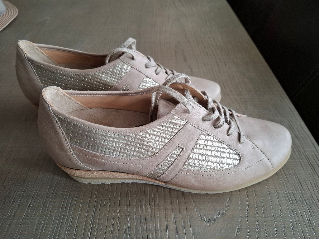 Beige leren schoen merk Verhulst, Beige, Overige typen, Verhulst, Nieuw