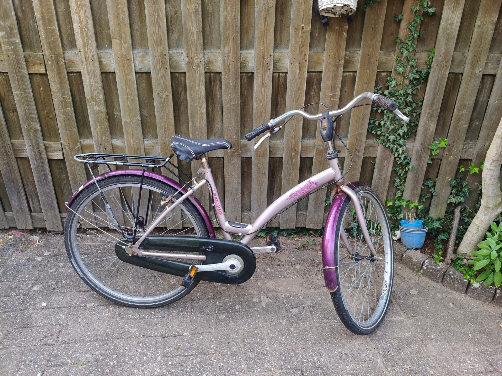 Batavus meidenfiets maat 26, Terugtraprem, Gebruikt, Batavus, Ophalen