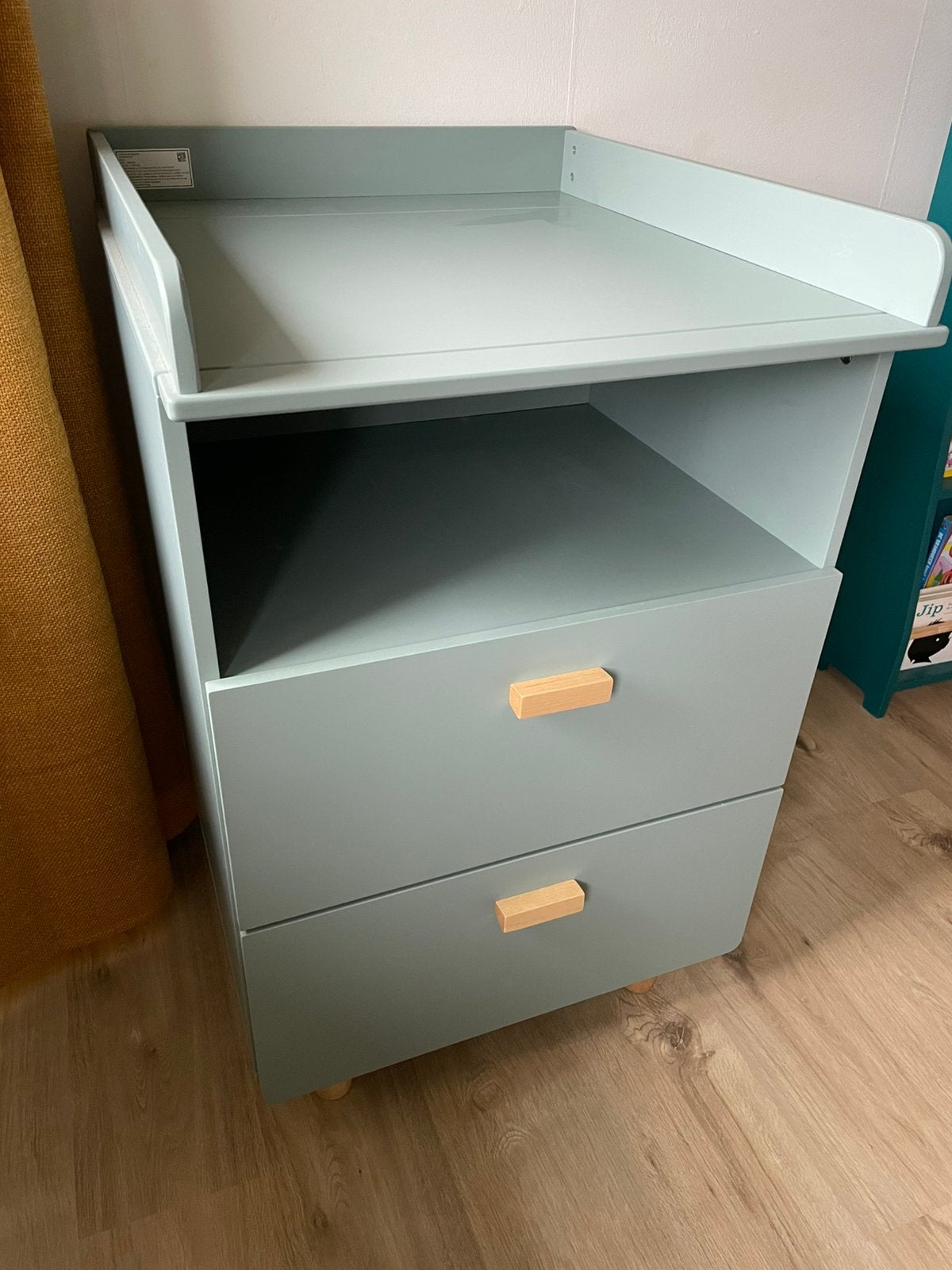 Zeegroene Commode La Redoute, Jimi. ZGAN., Ophalen, 50 tot 70 cm, 90 tot 105 cm, 100 cm of meer