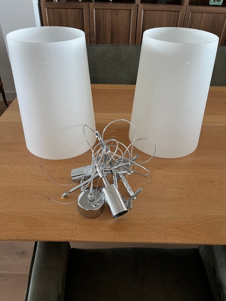 Prandina Sera S1 hanglamp - Modern design, Ophalen, Gebruikt, E27 (groot), Glas