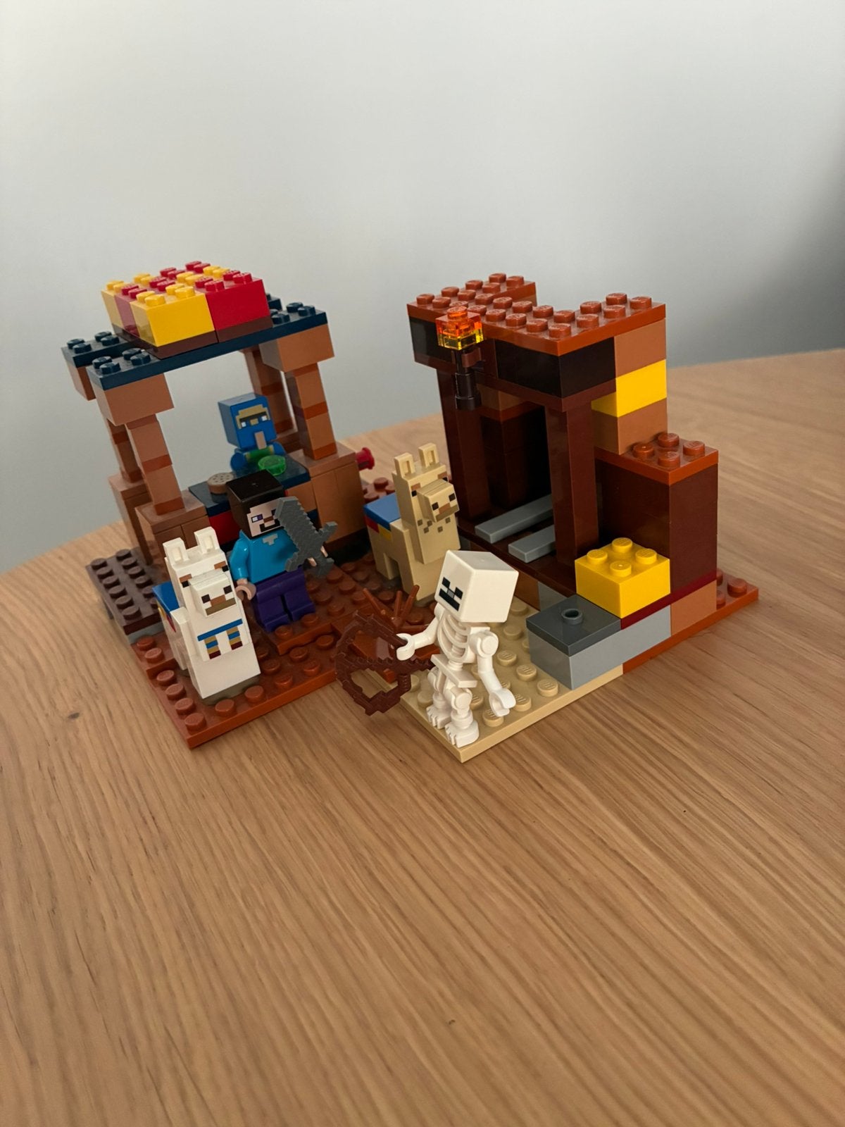 Minecraft Lego 21167 met lama’s, Ophalen of Verzenden, Zo goed als nieuw