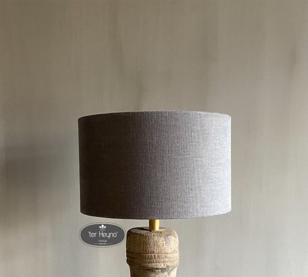 Lampenkap Polo Elephant 20cm Aura Peeperkorn kap stoer sober, Verzenden, Rond, Nieuw, 20 cm