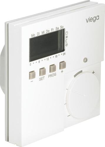 Viega Fonterra klokthermostaat 230v - vloerverwarming, Thermostaat, Minder dan 30 cm, Nieuw, Minder dan 60 cm