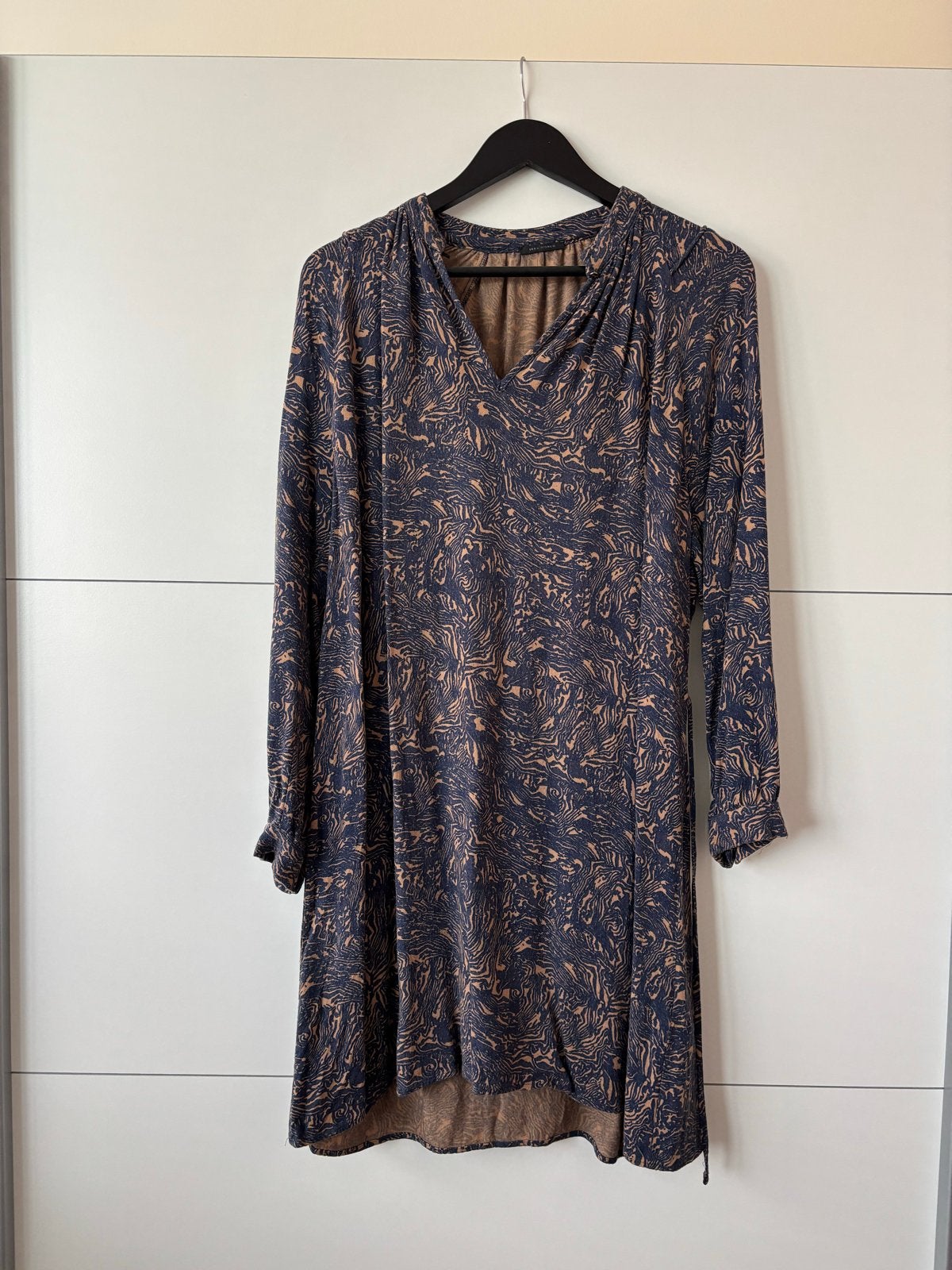 IKKS jurk met print, maat 40, Maat 38/40 (M), Blauw, Ophalen of Verzenden, Gedragen