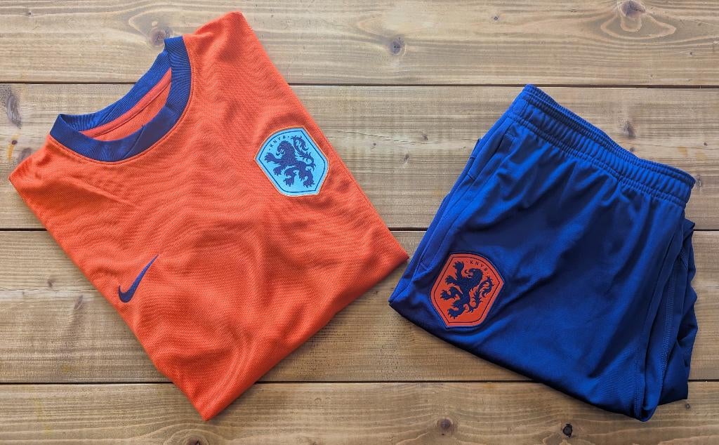 Nike Dri Fit Nederlands Elftal Tenue 24-26 Maat XL, Blauw, Maat 56/58 (XL), Ophalen of Verzenden, Zo goed als nieuw